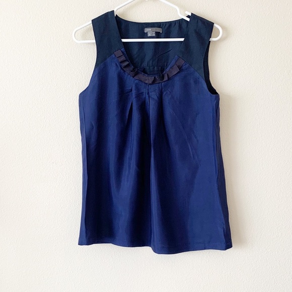 Vince Tops - Vince Silk Sleeveless Blouse